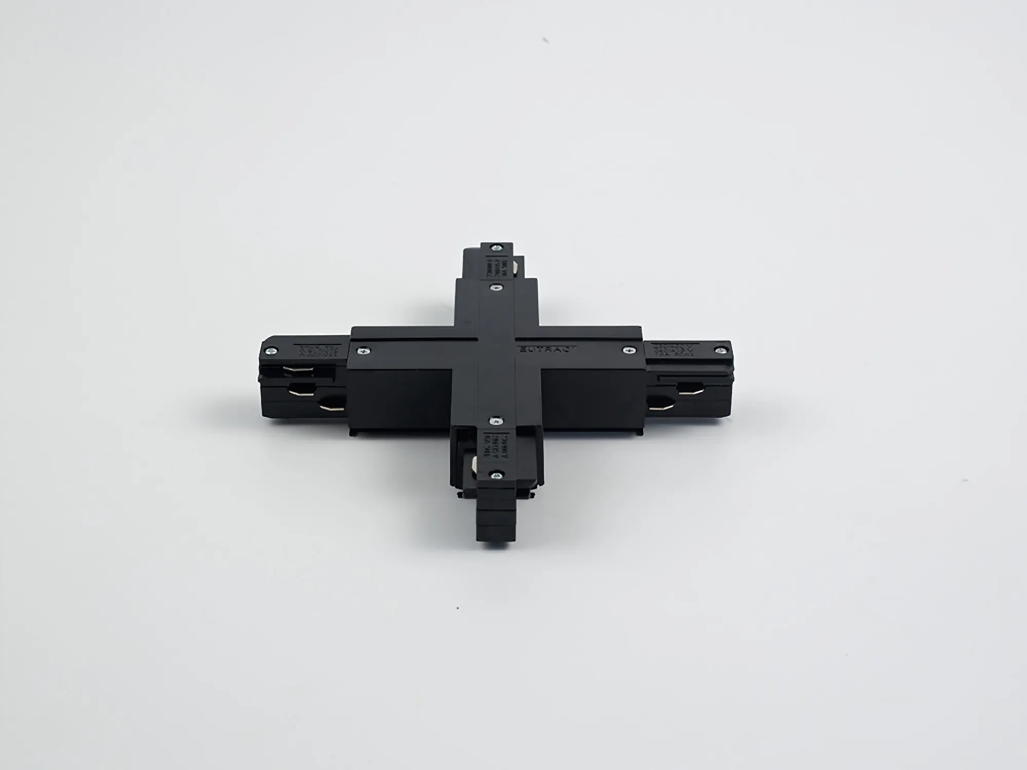 X Coupler With Feeding Option 3 Circuit Surface Mounted Track 3 Circuit Surface Mounted Track 555 1 1216 2  Eutrac 3 Circuit Surface-Black